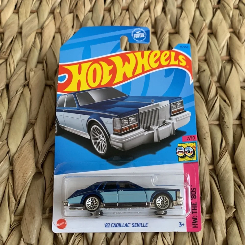 Hot Wheels 1982 Cadillac GM Seville Car Mattel HW 80s Blue Caddy Hotwheels New